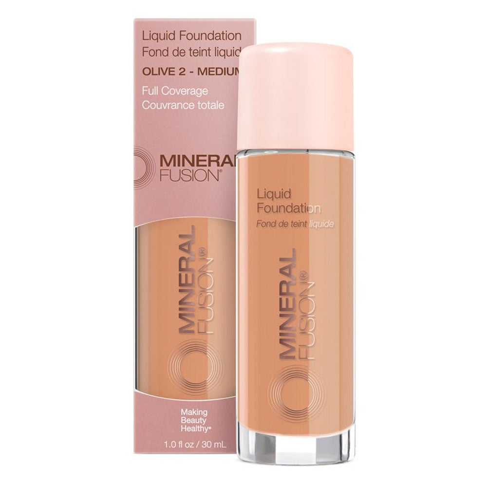 Mineral Fusion Olive 2 Liquid Foundation, Medium, 1 Oz